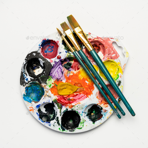 mixing plate for painting