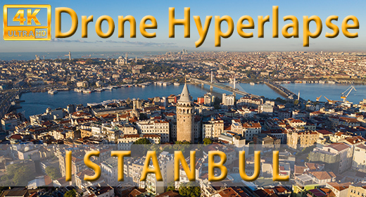 Aerial Hyperlapse istanbul