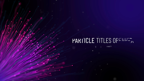 Particle Titles Opener - VideoHive 24718740