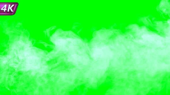 White Smoke Curtain Slowly Flows alt