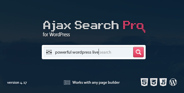 Ajax Search Pro - Live WordPress Search & Filter Plugin
