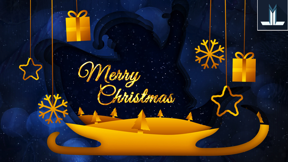 Merry Christmas Greeting - VideoHive 25216913