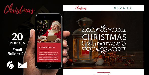 Christmas Email Template - ThemeForest 25219087