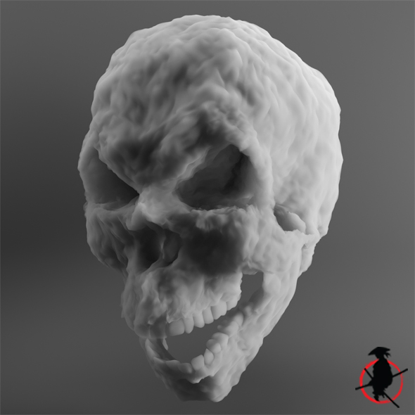 Evil Cloud Skull - 3Docean 25220641