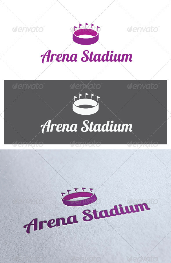 Logo Arena Stadium - Buildings Logo Templates