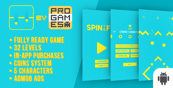 Spin 2 Fit - ANDROID - easy to reskine + AdMob