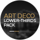 Art Deco Lower Thirds Pack - VideoHive Item for Sale