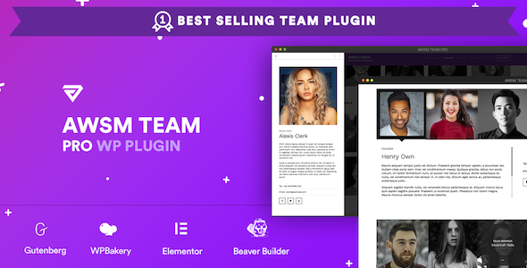 The Team Pro - Team Showcase WordPress Plugin