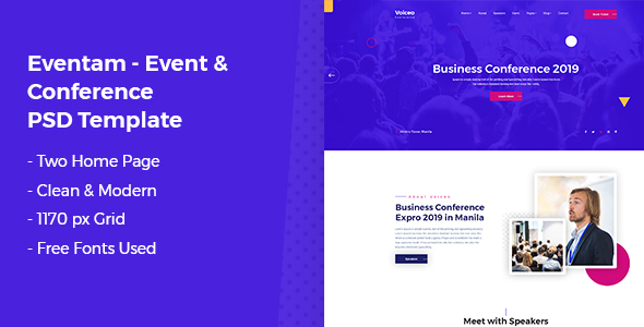 Eventam - ConferenceEvent - ThemeForest 25179012