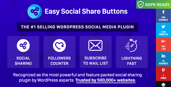 Easy Social Share Buttons for WordPress