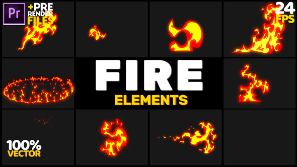 Fire Elements // MOGRT