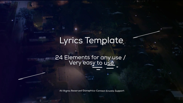 Lyrics Template and - VideoHive 22691939