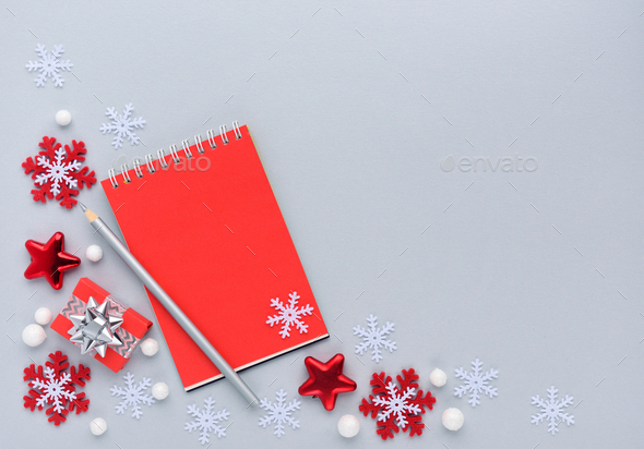 Christmas or New Year greeting card - Stock Photo - Images