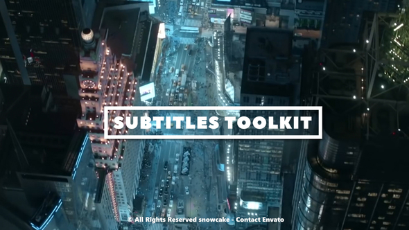 Subtitles Toolkit - VideoHive 25051957