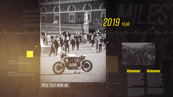 History Timeline Slideshow - VideoHive 25227150