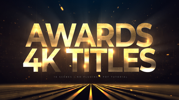 Awards 4K Titles - VideoHive 25211057