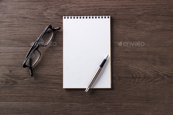 Download Empty notepad mock up Stock Photo by Lana_M | PhotoDune