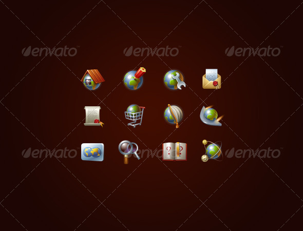 12 Detailed E-Commerce Icons - Web Icons