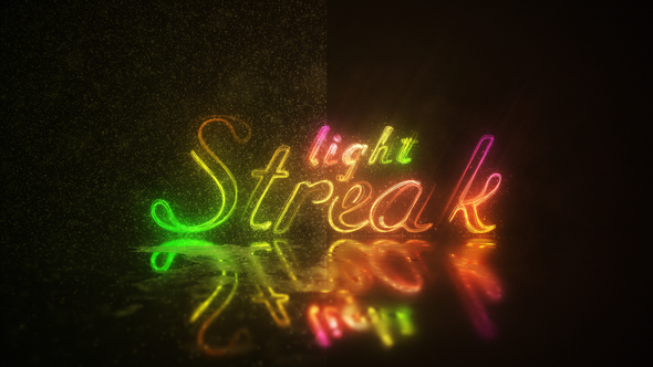 Light Streak Logo 4K UltraHD
