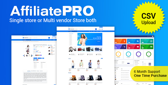 AffiliatePRO – Affiliate Store CMS with CSV