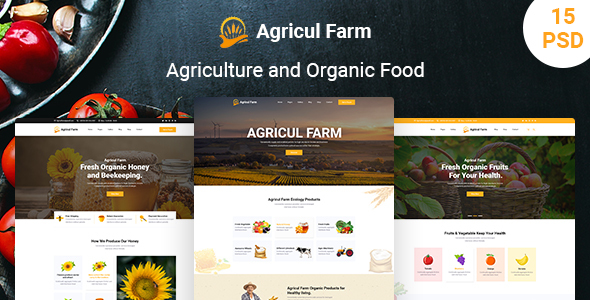 AgriculFarm - AgricultureOrganic - ThemeForest 25232067