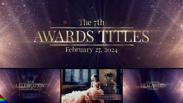 Awards Titles - VideoHive 22740747