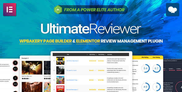 Ultimate Reviewer - Elementor & WPBakery Page Builder Addon