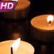 Camera Movement Past Burning Candles - VideoHive Item for Sale