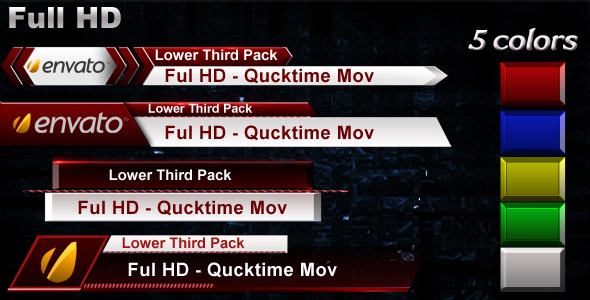 Full HD Lower Third Pack