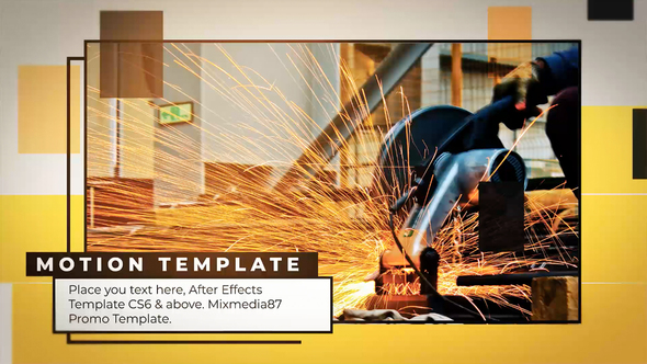 Strokes Corporate Slideshow Video Displays template preview