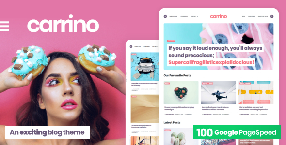 Carrino -  An Exciting Gutenberg Blog Theme