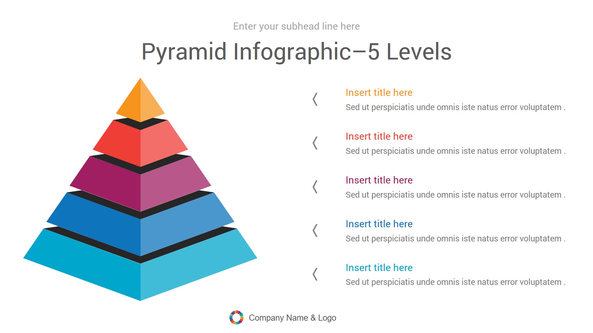 Pyramid Infographics Google Slides Template Diagrams by CiloArt ...
