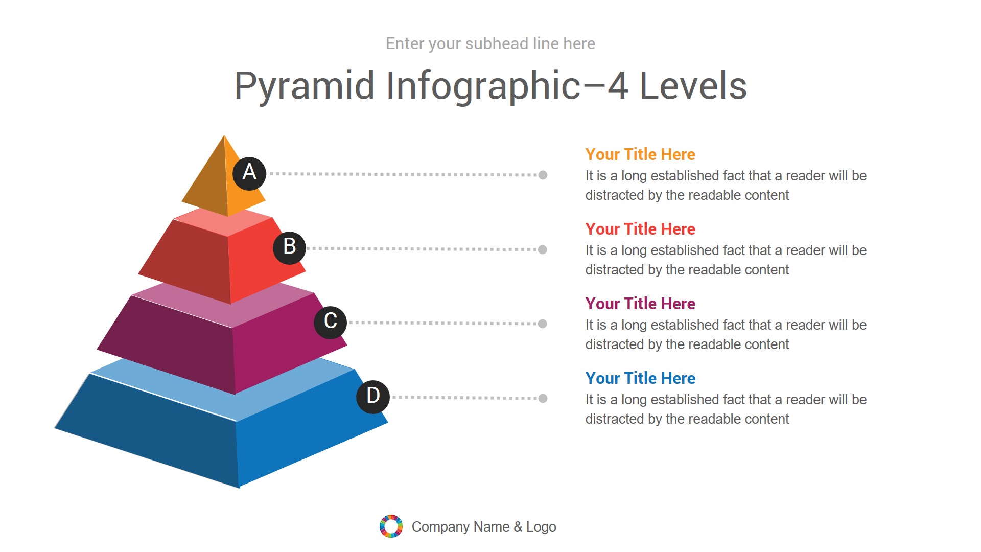 Pyramid Infographics Google Slides Template Diagrams by CiloArt ...