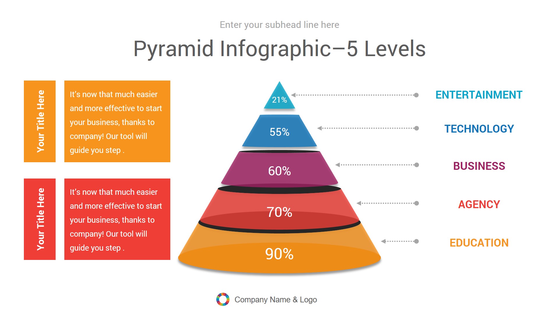 Pyramid Infographics Google Slides Template Diagrams by CiloArt ...