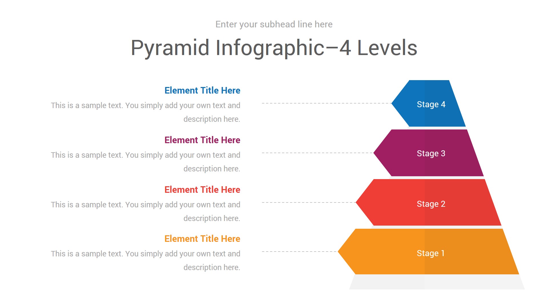 Pyramid Infographics Google Slides Template Diagrams By CiloArt GraphicRiver