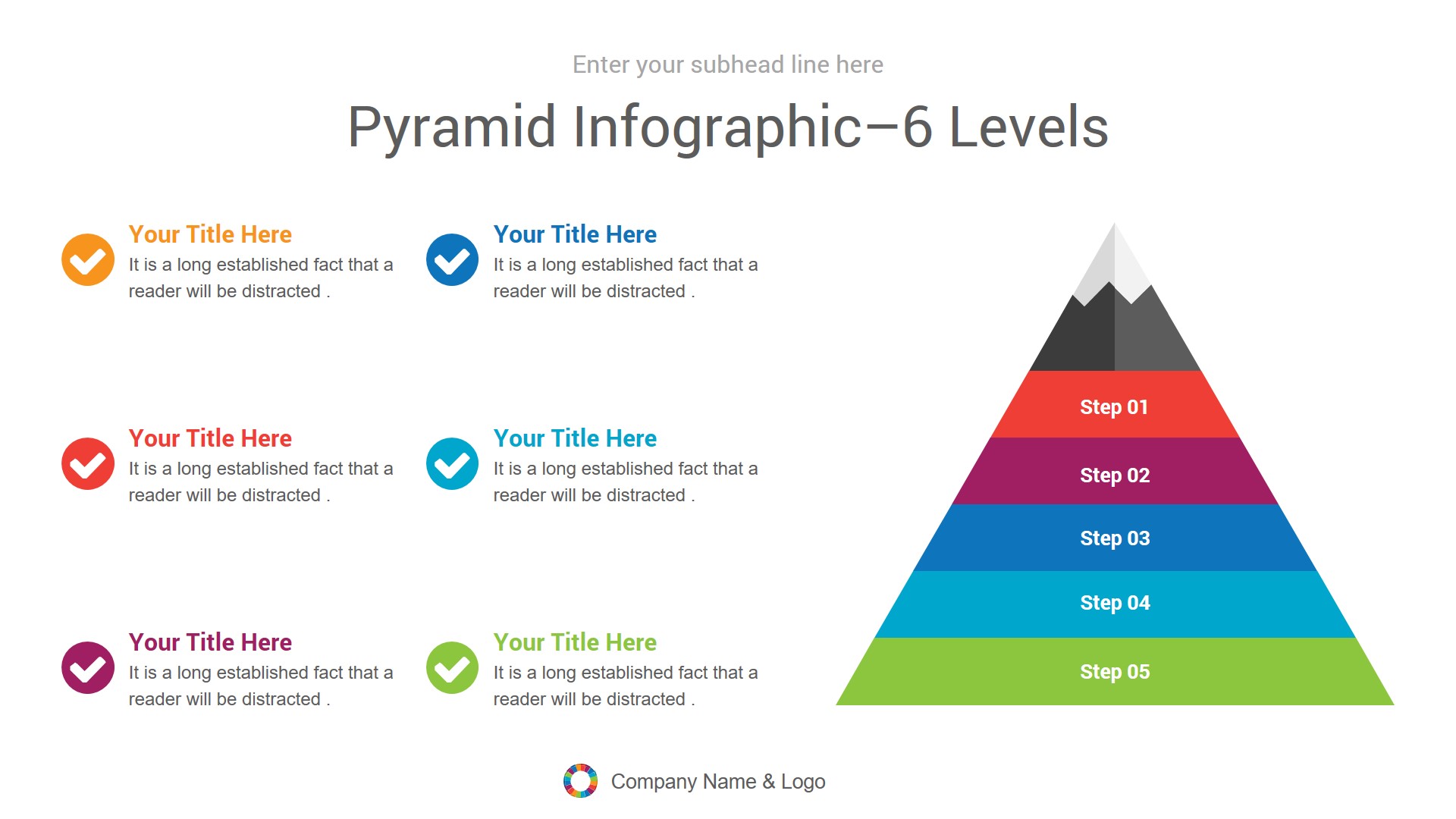 Pyramid Infographics Google Slides Template Diagrams By CiloArt GraphicRiver