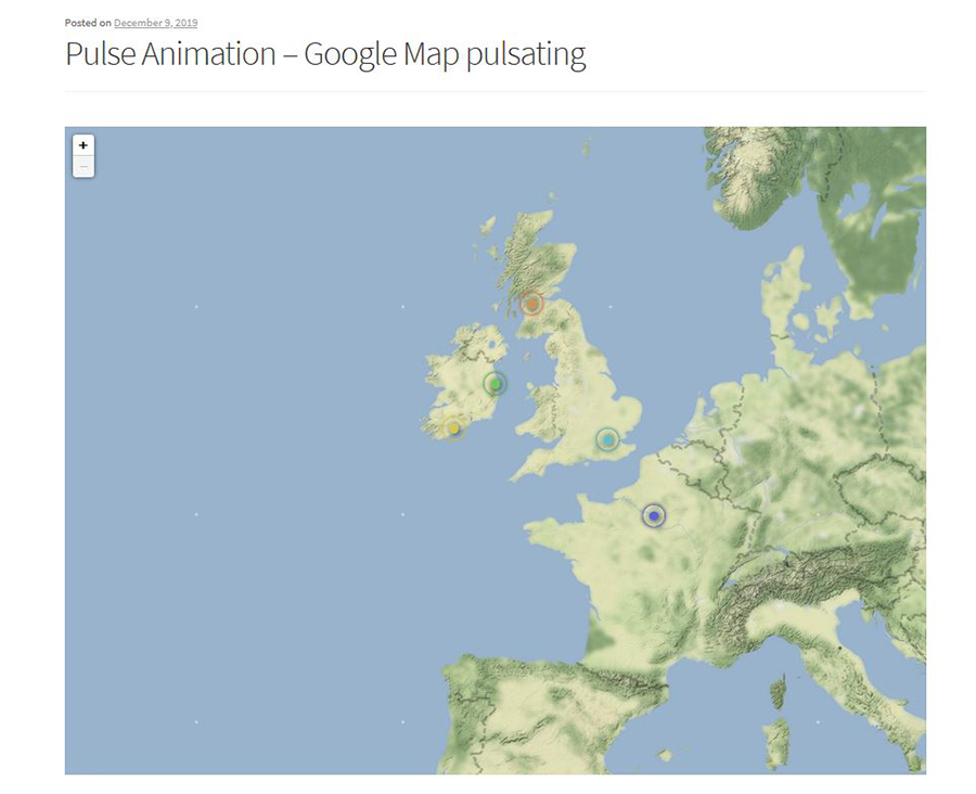 Pulse Animation - Map pulsating for WordPress by smartcms | CodeCanyon