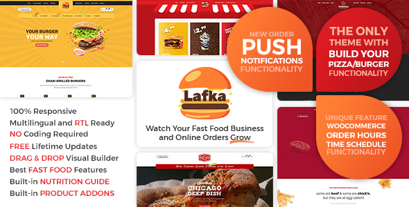 Lafka – WooCommerce Theme for Burger & Pizza Delivery