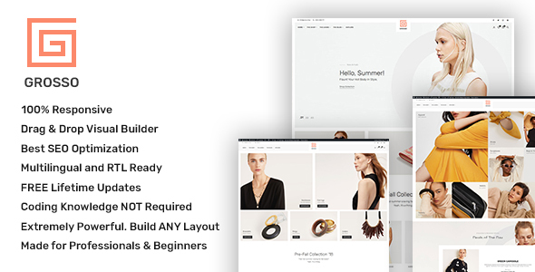 Grosso – Modern WooCommerce theme for the Fashion Industry