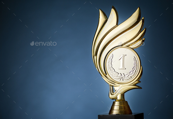 Championship Trophy For The First Place Winner Stock Photo By Sergign