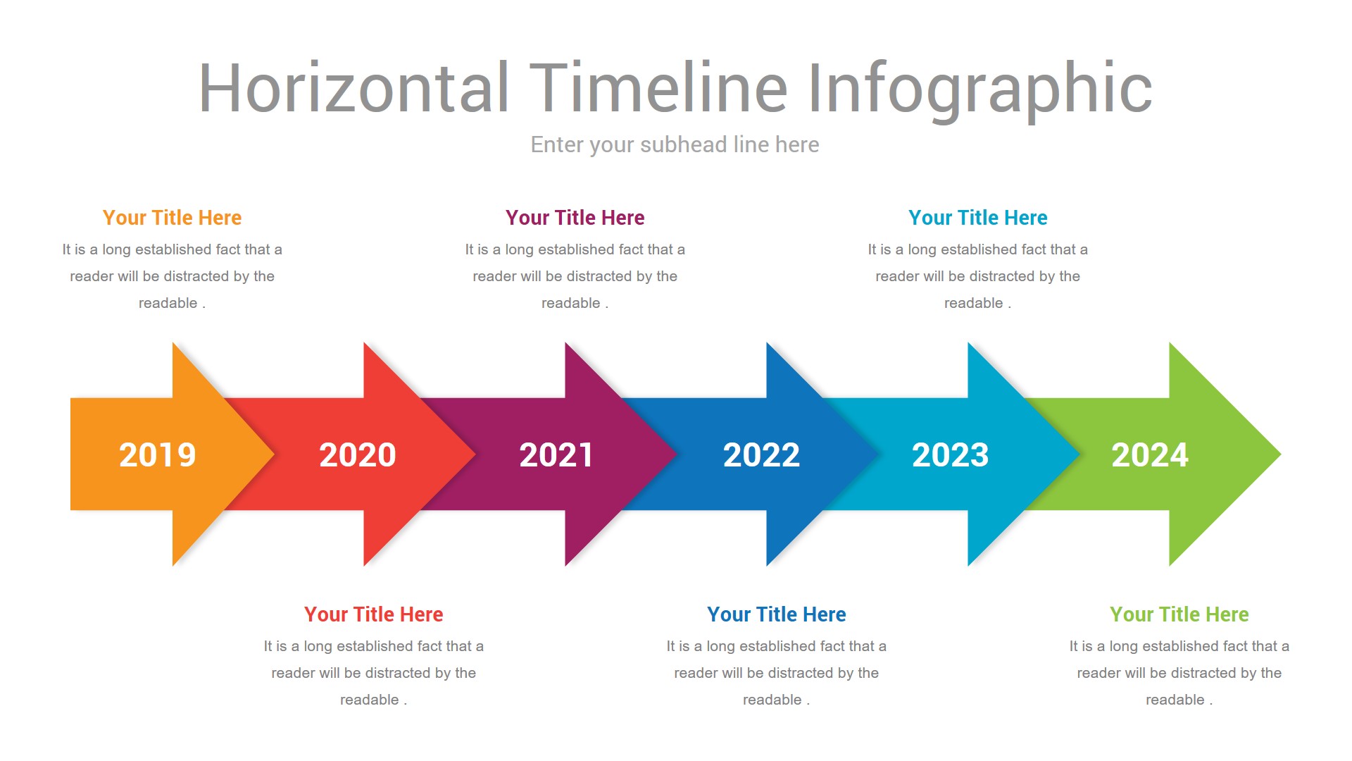 Timeline Infographics Google Slides Presentation Template diagrams by