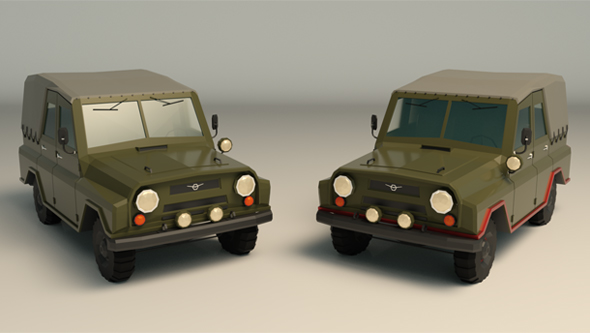 Low Poly Military - 3Docean 25260013