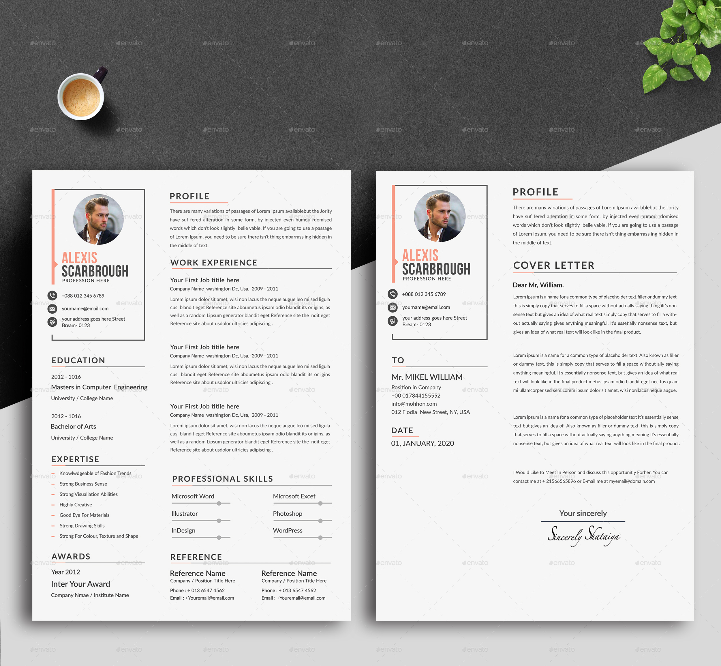 Resume by AmirCreation | GraphicRiver