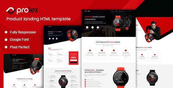 Prolex - Product Landing Page Template
