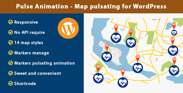 Pulse Animation – Map pulsating for WordPress