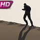 The Researcher Goes On Dunes - VideoHive Item for Sale