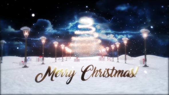 Merry Christmas Logo - VideoHive 25269473