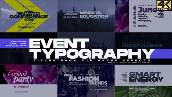 Event Typography - VideoHive 25270825
