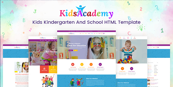 KidsAcademy -Kids KindergartenSchool - ThemeForest 19865771