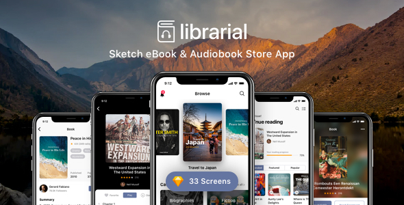 Librarial - Sketch - ThemeForest 25256629